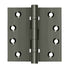 Deltana DSB4B15A 4" x 4" Square Hinge; Ball Bearings; Antique Nickel Finish
