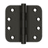Deltana DSB4R510B 4" x 4" x 5/8" Radius Hinge; Oil Rubbed Bronze Finish