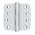 Deltana DSB4R526 4" x 4" x 5/8" Radius Hinge; Bright Chrome Finish