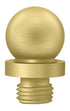 Deltana DSBT4 Ball Tip; Satin Brass Finish Sparrow Supply