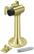 Deltana DSF630U3 Floor Mount, 6" Bumper with Hook and Eye, Heavy Duty, Bright Brass Finish Sparrow Supply