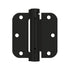 Deltana DSH35R51B 3-1/2" x 3-1/2" x 5/8" Spring Hinge Paint Black Finish