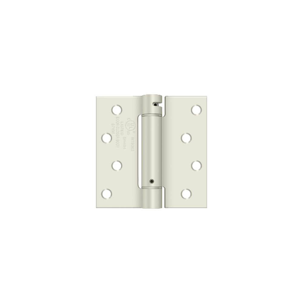 Deltana DSH44USPW 4" x 4" Spring Hinge White Finish