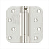 Deltana DSH4R514 4" x 4" 5/8" Radius Spring Hinge Bright Nickel Finish