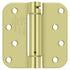 Deltana DSH4R52D 4" x 4" 5/8" Radius Spring Hinge; Zinc Dichromate Plated Finish Sparrow Supply
