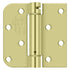 Deltana DSH4R5TT2D 4" x 4" 5/8" Radius by Square Spring Hinge; Zinc Dichromate Plated Finish Sparrow Supply
