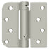 Deltana DSH4SR515-LH Left Hand 4" x 4" 5/8" Radius by Square Spring Hinge; Satin Nickel Finish