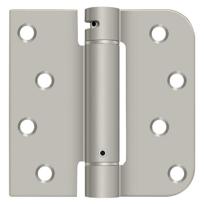 Deltana DSH4SR51 Spring Hinges - Satin Nickel Sparrow Supply