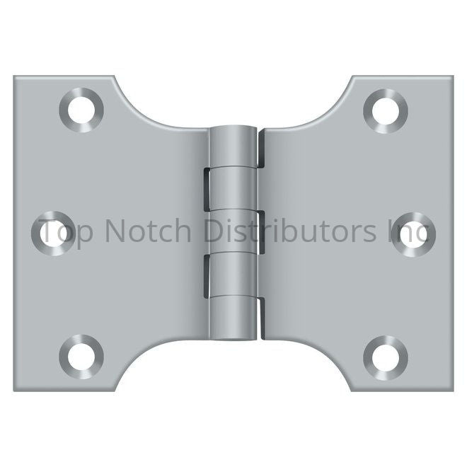 Deltana DSPA3040U26D 3" x 4" Hinge; Satin Chrome Sparrow Supply
