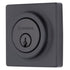Brinks E2402122 Mendocino Series Contemporary Square Single Cylinder Deadbolt with 4 Way Adjustable Backset Matte Black Finish Sparrow Supply