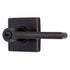 Brinks E2417150 Mendocino Series Keyed Entry Contemporary Lever and Square Rose with 4 Way Adjustable Latch and Round Corner Full Lip Strike Tuscan Bronze Finish Sparrow Supply