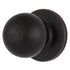 Brinks E2425150 Raleigh Series Passage Transitional Ball Knob and Round Rose with 4 Way Adjustable Latch and Round Corner Full Lip Strike Tuscan Bronze Finish Sparrow Supply