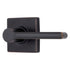 Brinks E2427150 Mendocino Series Passage Contemporary Lever and Square Rose with 4 Way Adjustable Latch and Round Corner Full Lip Strike Tuscan Bronze Finish Sparrow Supply
