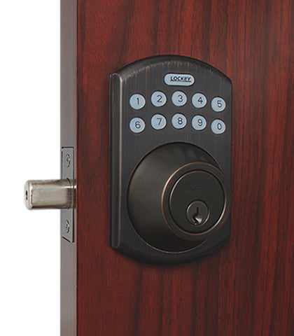 Lockey E915 Keypad Deadbolts - Oil Rubbed Bronze Sparrow Supply