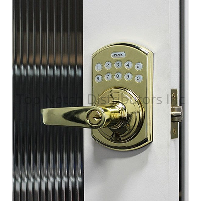 Lockey E995BB Electronic Keypad Lever Lock with Remote Control Brig... Sparrow Supply