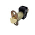 Emtek EM28PSL238G 28 Degree Gold Passage Latch 2-3/8" Backset Less Faceplate Sparrow Supply