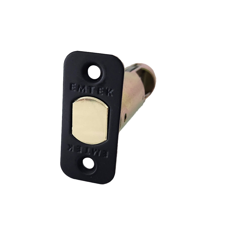 Emtek EMDBL234R10B Radius Deadbolt Latch 2-3/4" Backset Oil Rubbed Bronze Finish Sparrow Supply