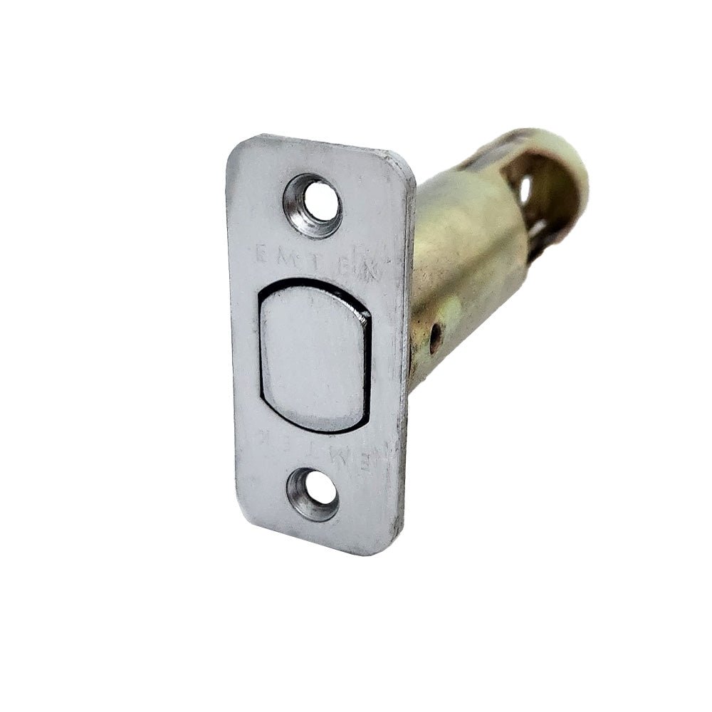 Emtek EMDBL234R26 Radius Deadbolt Latch 2-3/4" Backset Polished Chrome Finish Sparrow Supply