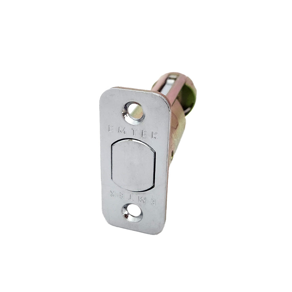 Emtek EMDBL238R26 Radius Deadbolt Latch 2-3/8" Backset Polished Chrome Finish Sparrow Supply