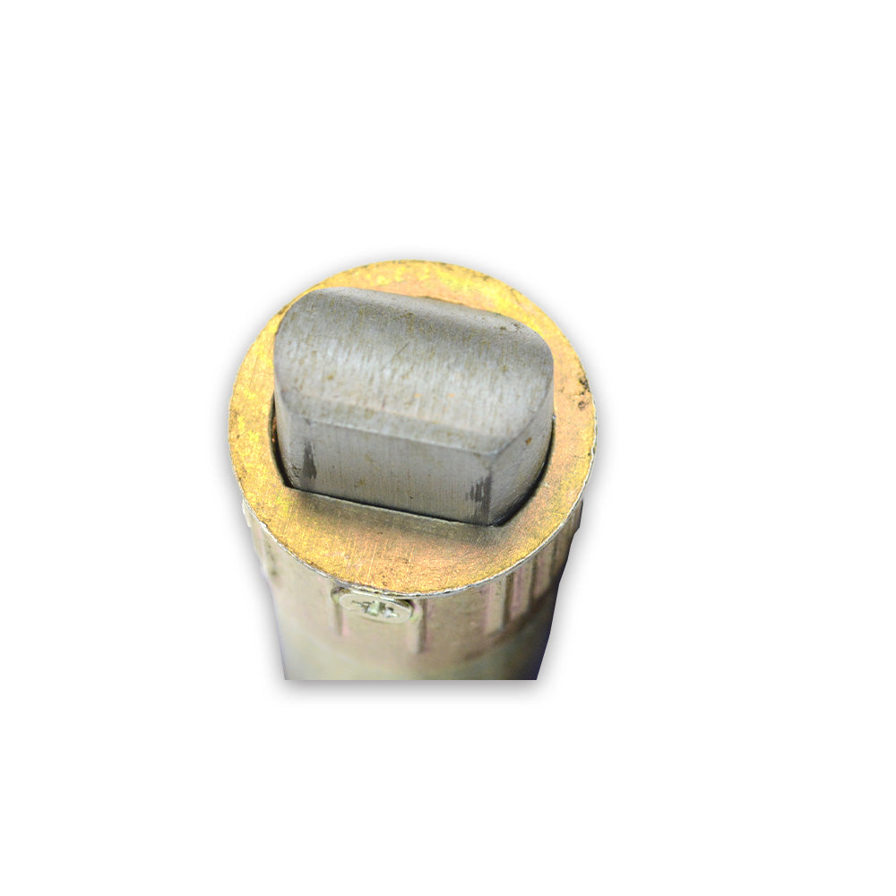 Emtek EMPVL234DIS Privacy Drive In Latch Silver 2-3/4" Backset Silver Finish Sparrow Supply