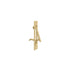 Deltana EP475U4 Edge Pull; 4"; Brushed Brass Finish Sparrow Supply