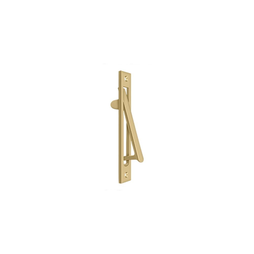 Deltana EP6125U4 Edge Pull Heavy Duty; 6-1/4"; Satin Brass Finish Sparrow Supply