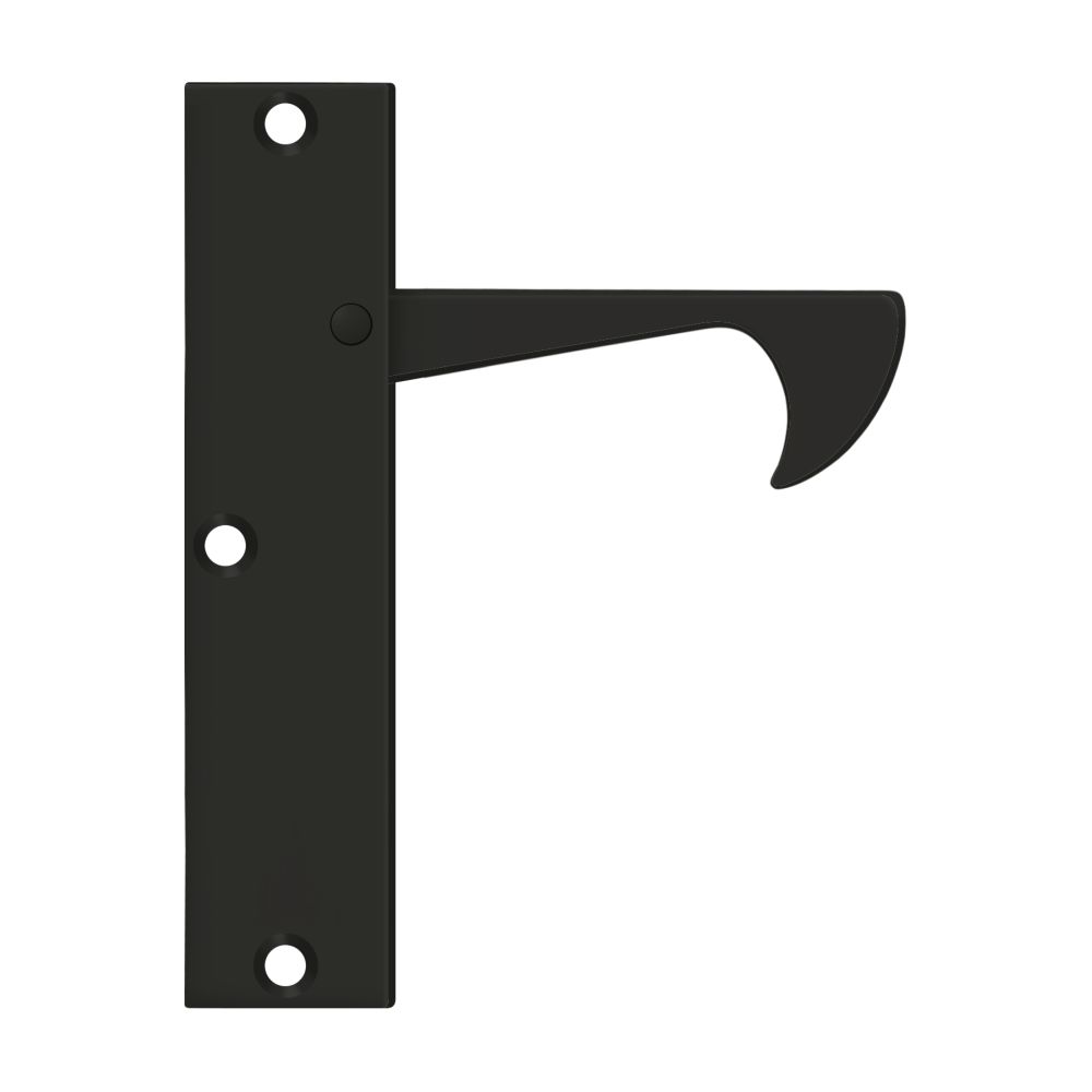 Deltana EPT425U19 Edge Pulls-Thin; 4-1/4" Black Finish Sparrow Supply