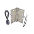 Command Access ETH4W4545630BB91 4-1/2" x 4-1/2" Electric 4 Wire BB1191 Hinge Satin Stainless Steel Finish