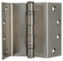 Best Hinges F2483124 3-1/2" Steel Full Mortise Standard Weight Swing Clear Hinge for Square Edge Doors # 054503 Satin Brass Finish Sparrow Supply