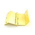 Best Hinges F24844 4" Steel Full Mortise Standard Weight Swing Clear Hinge for Square Edge Doors # 055152 Satin Brass Finish Sparrow Supply