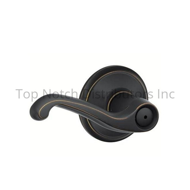 Schlage Residential F40FLA716619LH Left Hand Flair Lever Privacy Lo... Sparrow Supply