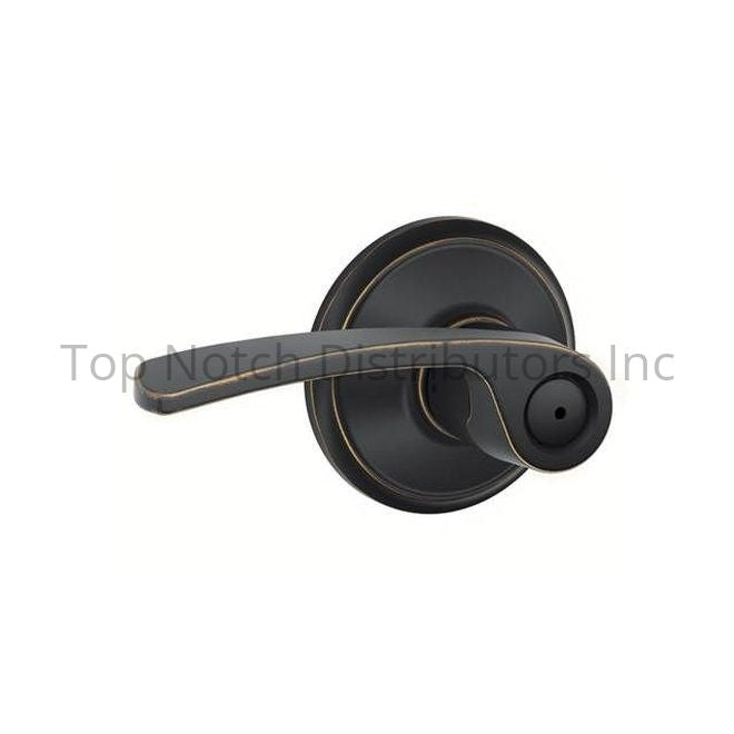 Schlage Residential F40MER716619RH Right Hand Merano Lever Privacy ... Sparrow Supply