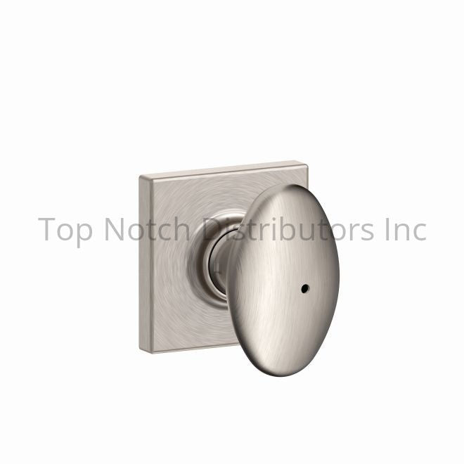 Schlage Residential F40SIE619COL Siena Knob with Collins Rose Priva... Sparrow Supply