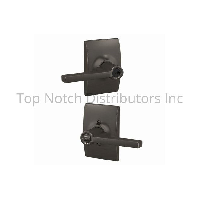 Schlage Residential F51ALAT530CEN Latitude Lever with Century Rose ... Sparrow Supply