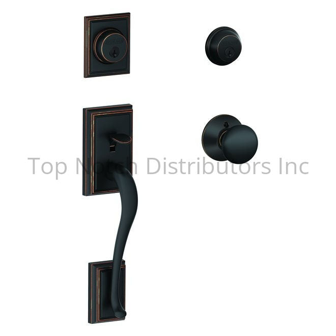 Schlage Residential F62ADD716PLY Addison with Plymouth Knob Double ... Sparrow Supply
