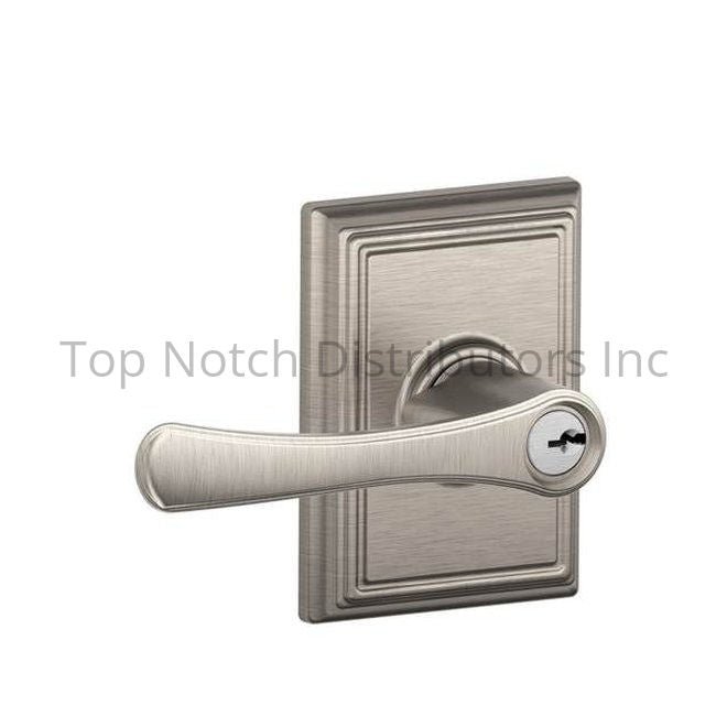 Schlage Residential F80VLA619ADD Avila Lever with Addison Rose Stor... Sparrow Supply