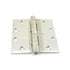 Best Hinges FBB19141232DNRP 4-1/2" x 4-1/2" Full Mortise Ball Bearing Standard Weight Square Corner Hinge Non Removable Pin # 040116 Satin Stainless Steel Finish Sparrow Supply