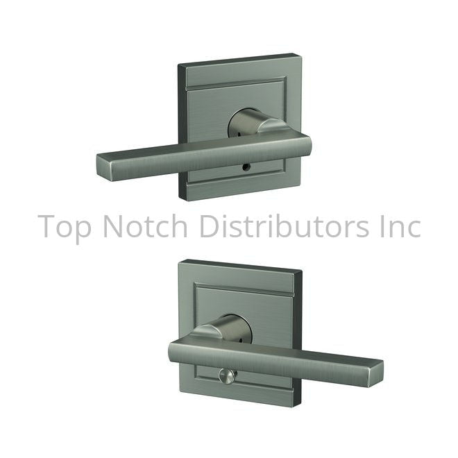 Schlage Residential FC21LAT619ULD Latitude Lever with Upland Rose P... Sparrow Supply