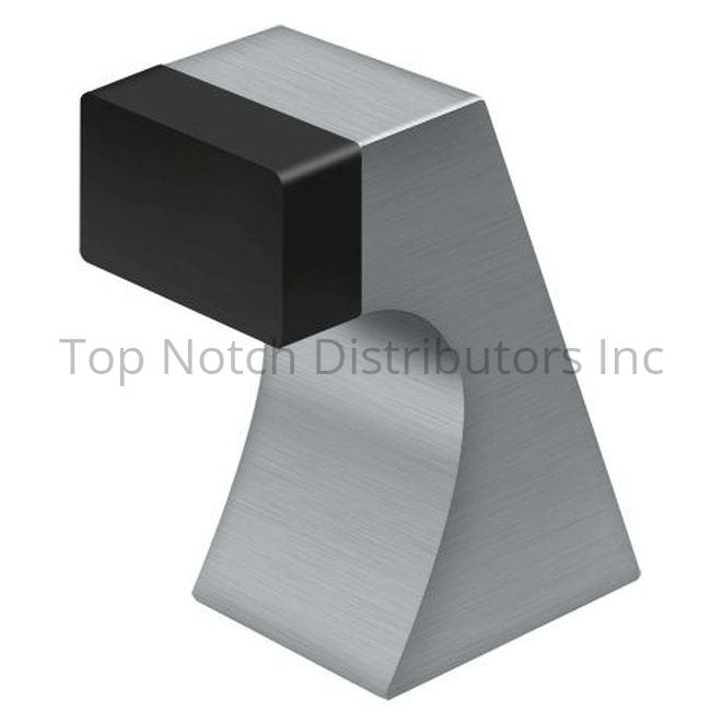 Deltana FDB250U26D 2-1/2" Contemporary Floor Door Bumper Satin Chrome Sparrow Supply
