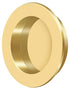 Deltana FP238CR003 2-3/8" Round Flush Pull Lifetime Brass Finish Sparrow Supply