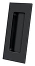 Deltana FP40U19 4" x 1-7/8" Heavy Duty Rectangular Flush Pull Black Finish Sparrow Supply