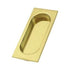 Deltana FP4134U3-UNL Flush Pull; Large; 4" x 1-5/8" x 3/8"; Unlacquered Bright Brass Finish Sparrow Supply