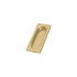 Deltana FP4134U4 Flush Pull; Large; 4" x 1-5/8" x 3/8"; Brushed Brass Finish Sparrow Supply