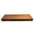 Pride Industrial FSWALNUT42 42" x 10" Floating Walnut Shelf with Three Brackets and Fasteners