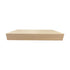 Pride Industrial FSWTOAK36 36" x 10" Floating White Oak Shelf with Three Brackets and Fasteners