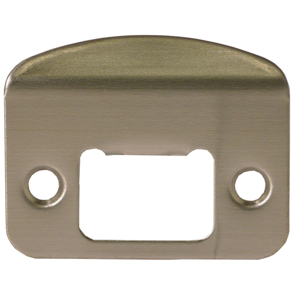 Pamex FT4SPSS Full Lip Round Corner Strike 2-1/4 x 1-3/4  Satin Stainless Finish