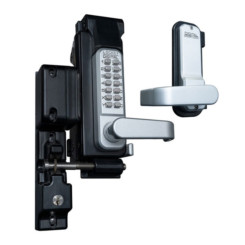Lockey GL2SCMG Gate Hardware - Satin Chrome Sparrow Supply