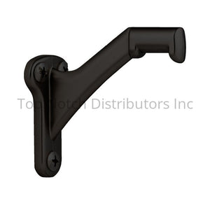 GEO HBHD4-MB 1-1/4" x 3-1/8" Heavy Duty Handrail Bracket Matte Black Sparrow Supply