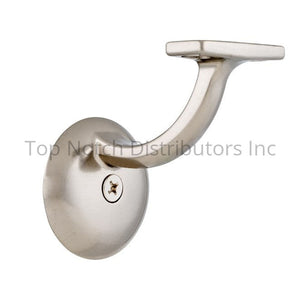 GEO HBJ3-SN 2-3/16" x 3-1/4" Jumbo Heavy Duty Handrail Bracket Sati... Sparrow Supply