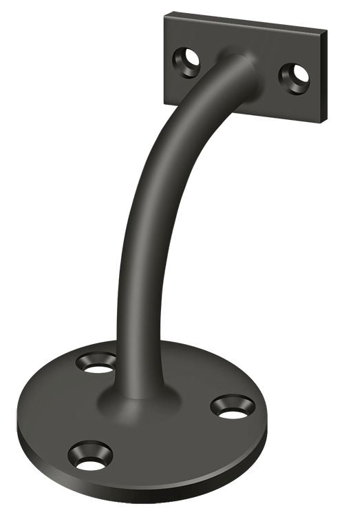 Deltana HRC175U10B Hand Rail Brackets; 3-3/16" Projection Light Duty; Oil Rubbed Bronze Finish